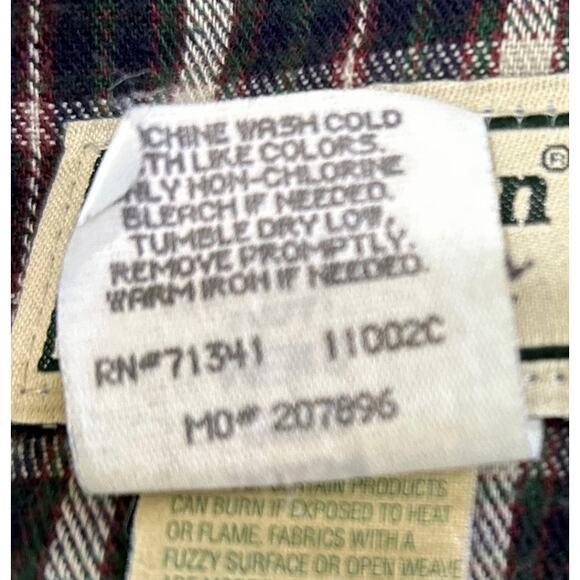 LL Bean Flannel Lined Dark Jeans Mens Size 36x34* Natural Fit Jeans Workwear - Picture 9 of 9